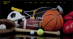 Desktop Screenshot of benvenutisport.com